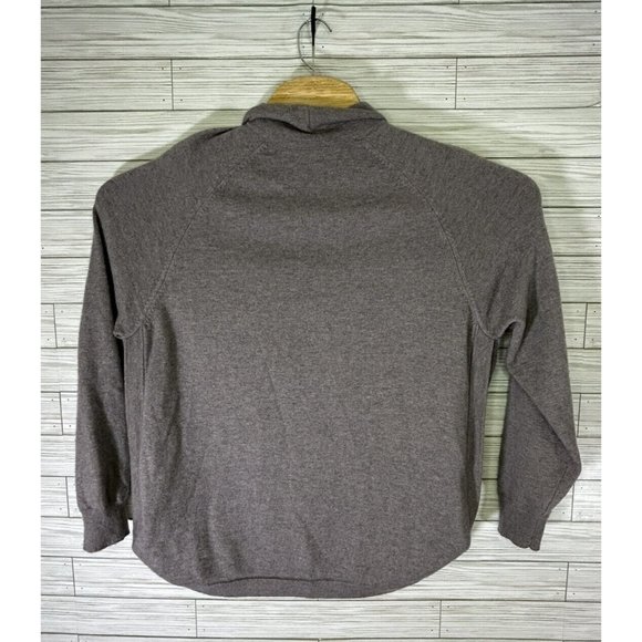 Repeat Women's Cashmere Blend Lilac/Gray Sweater‎ With Drawstring Sz EU 42 US Lg - Picture 3 of 9